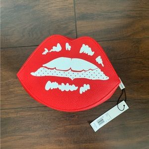 Marc Jacobs Red Lip Cosmetic Bag. NWT.